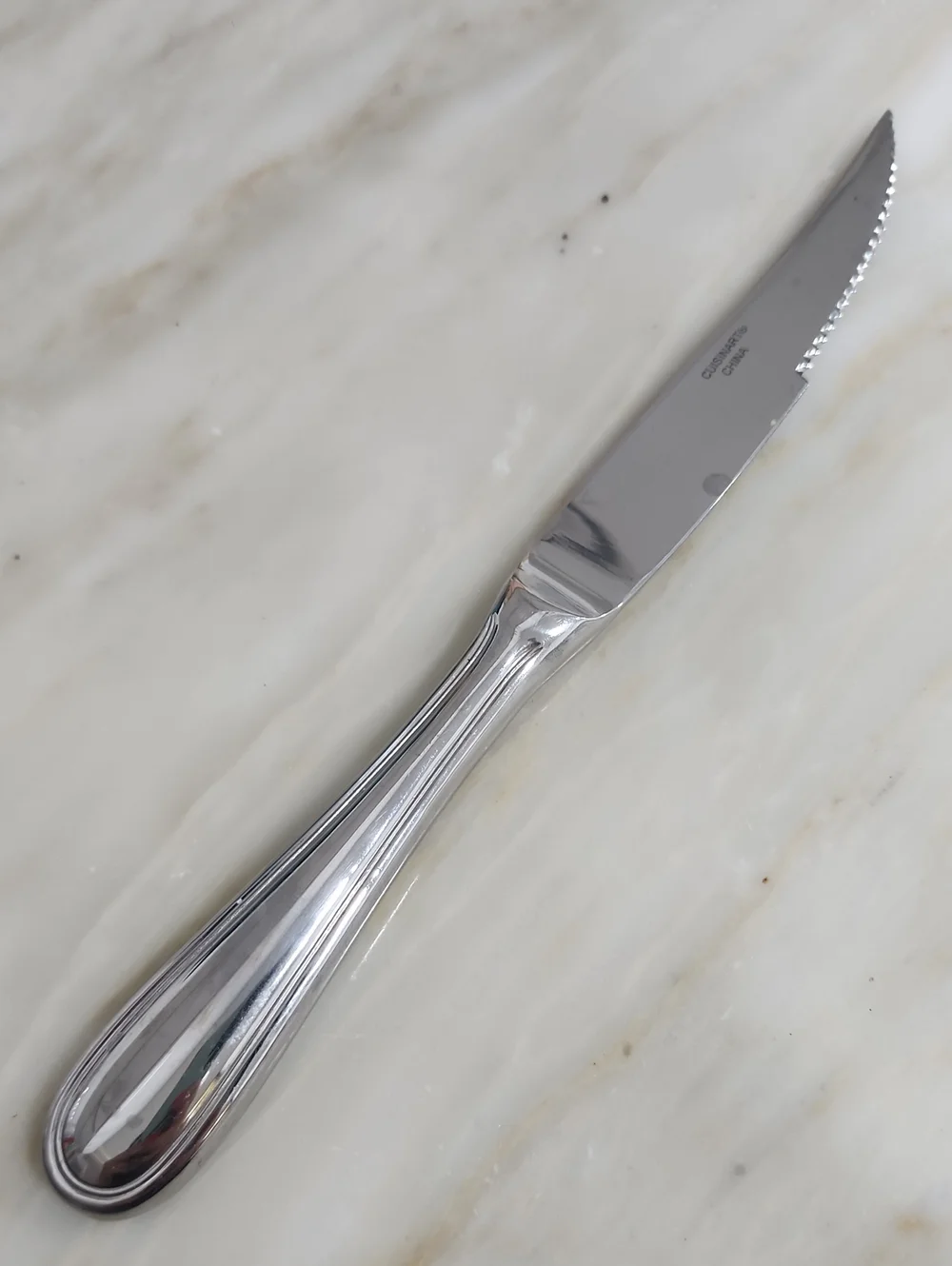 Cuisinart Stainless Steel Serrated Dinner Knife Set – Silver Set Of 12
